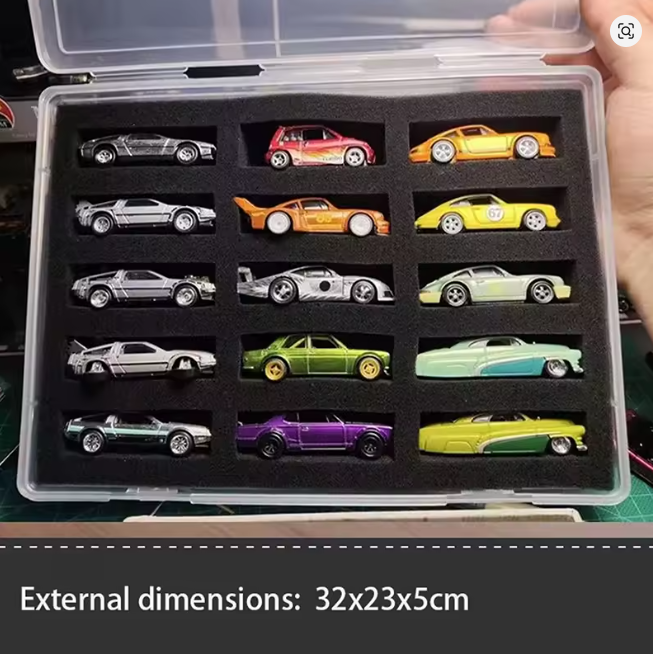 CAJA PROTECTORA PARA ALMACENAR CARROS