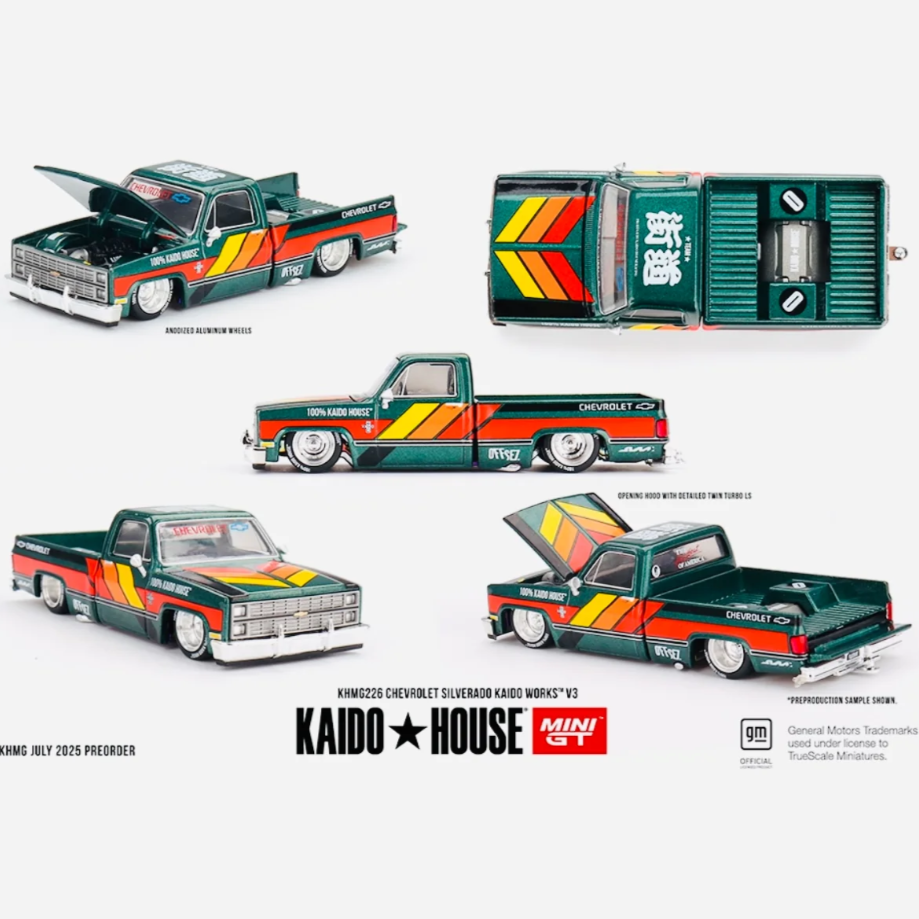 CHEVROLET SILVERADO V3 DARK GREEN