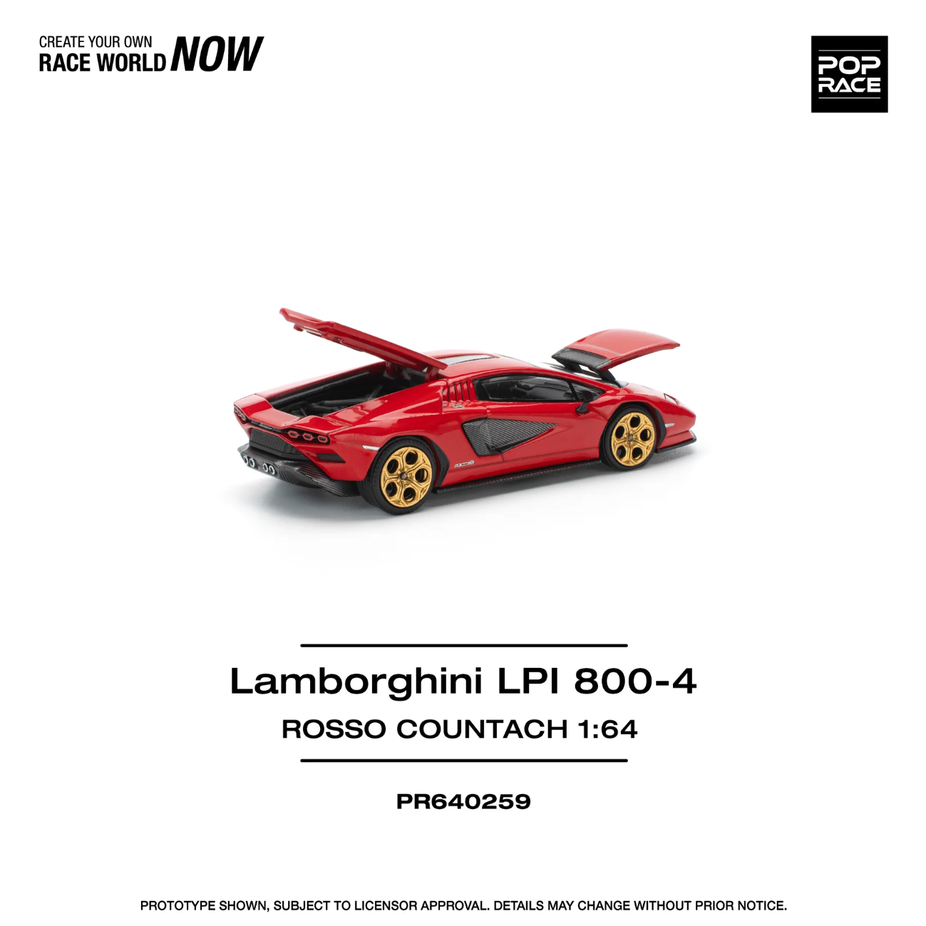 LAMBORGHINI COUNTACH LPI 800-4 ROSSO