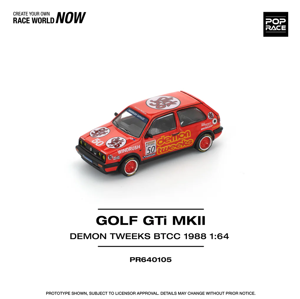VOLKSWAGEN GOLF GTi MKII DEMON TWEEKS BTCC 1988