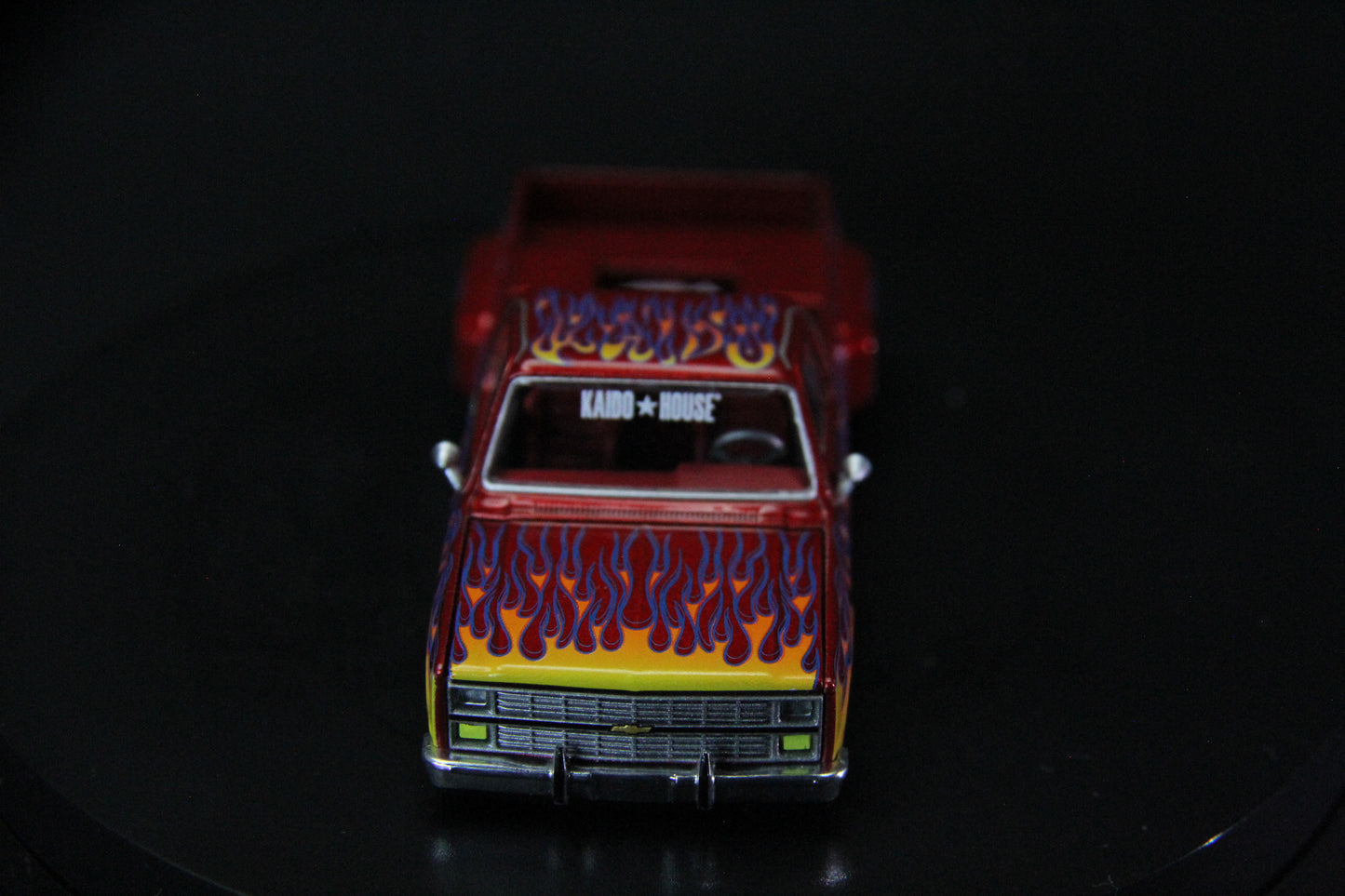 CHEVROLET SILVERADO DUALLY ON FIRE V1