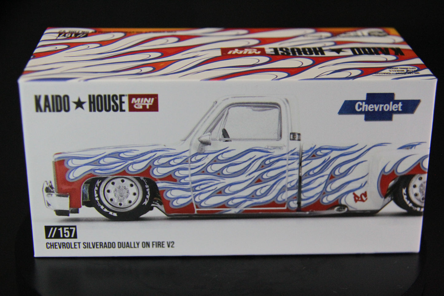 CHEVROLET SILVERADO DUALLY ON FIRE V2