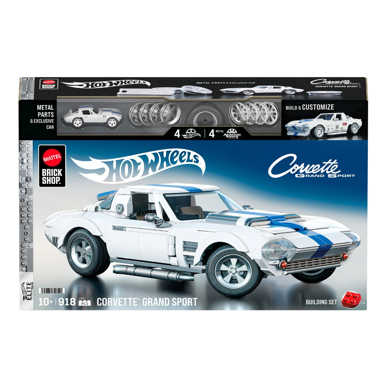CORVETTE GRAND SPORT LINEA BRICKS HOTWHEELS