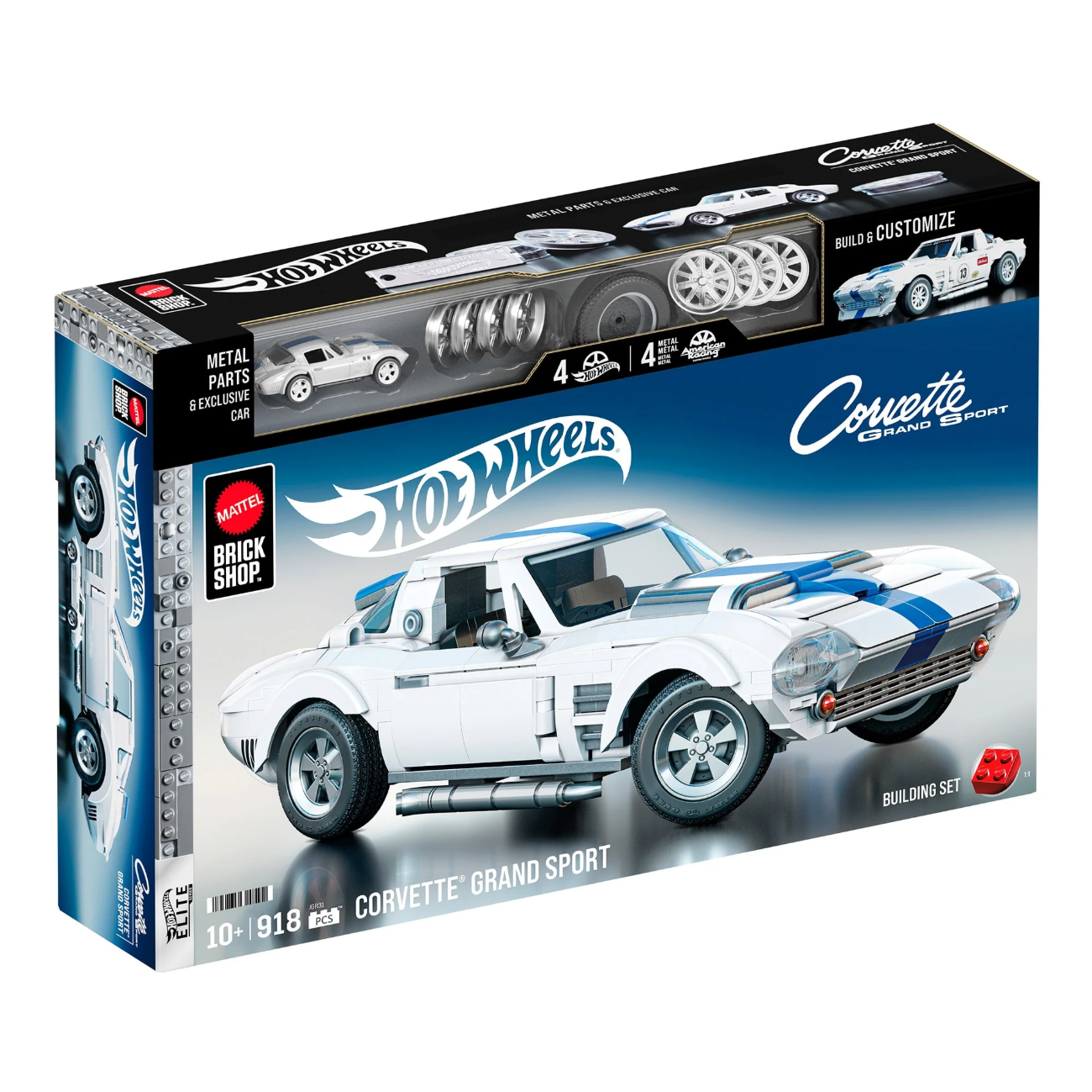 CORVETTE GRAND SPORT LINEA BRICKS HOTWHEELS