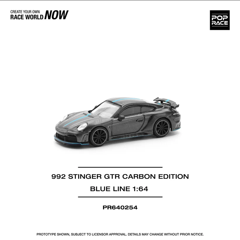 PORSCHE 992 STINGER GTR CARBON EDITION BLUE LINE