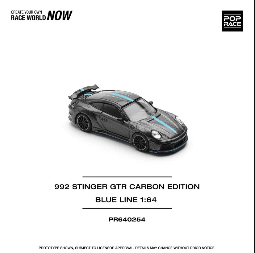 PORSCHE 992 STINGER GTR CARBON EDITION BLUE LINE