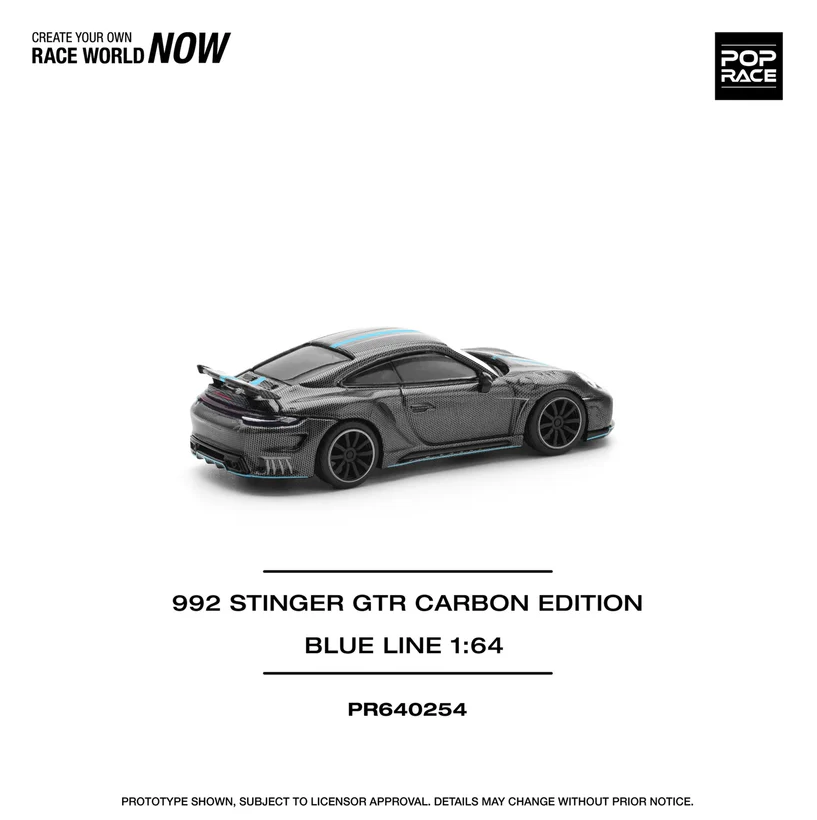 PORSCHE 992 STINGER GTR CARBON EDITION BLUE LINE