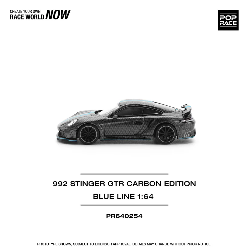 PORSCHE 992 STINGER GTR CARBON EDITION BLUE LINE