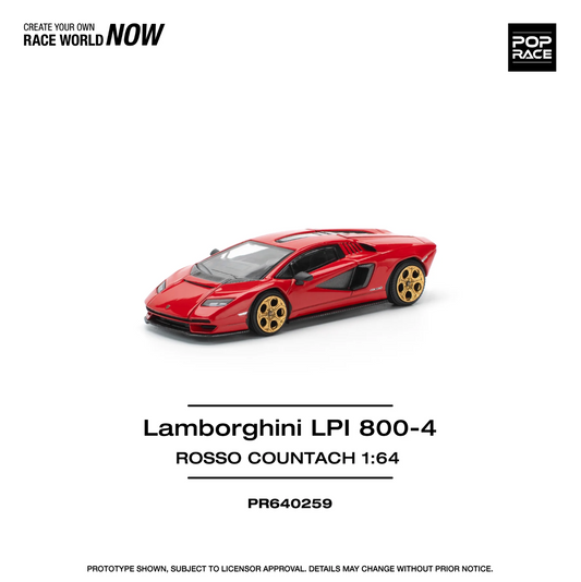 LAMBORGHINI COUNTACH LPI 800-4 ROSSO