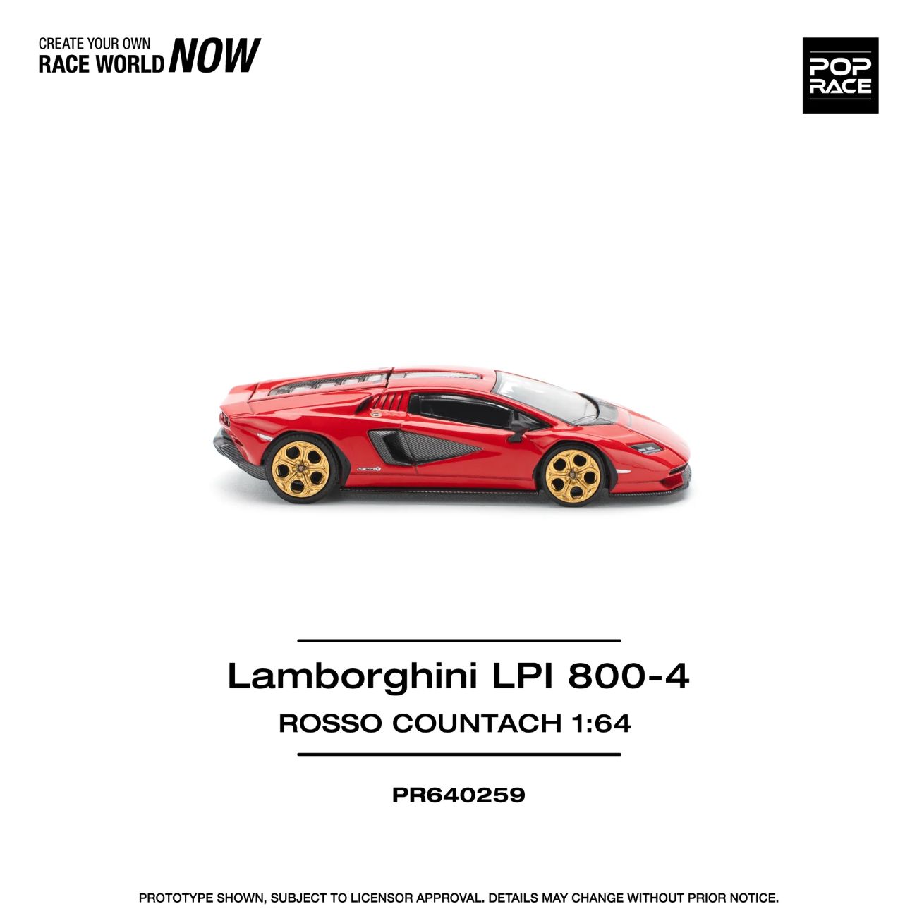 LAMBORGHINI COUNTACH LPI 800-4 ROSSO