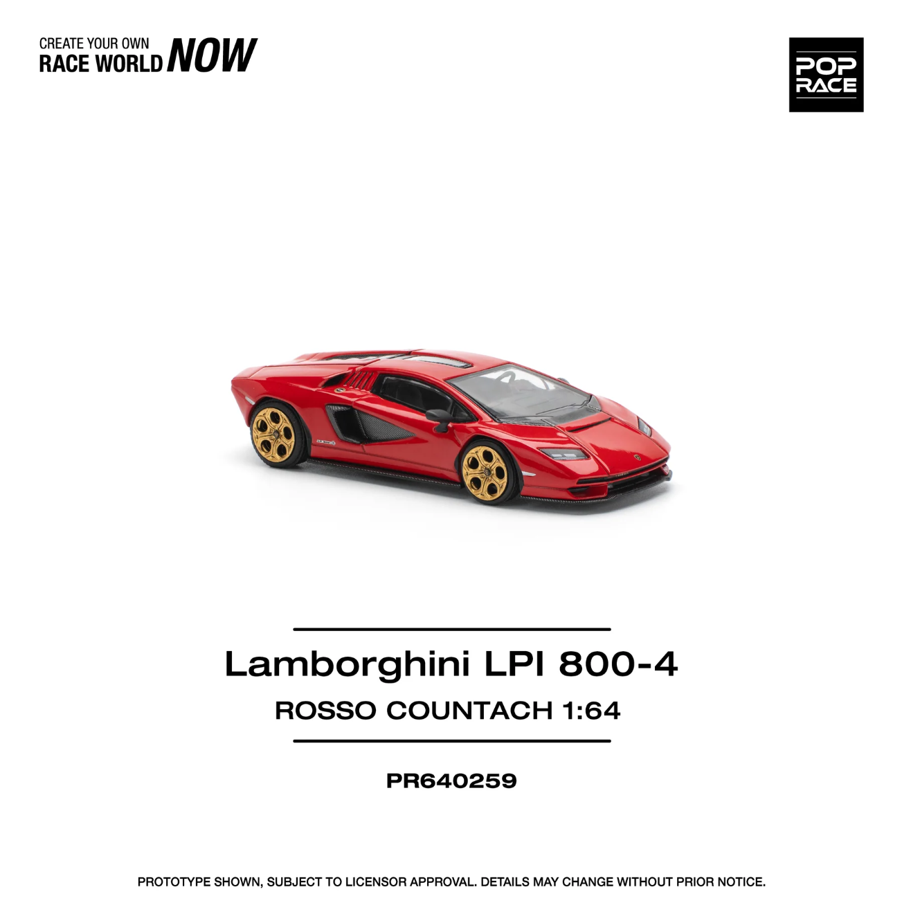 LAMBORGHINI COUNTACH LPI 800-4 ROSSO