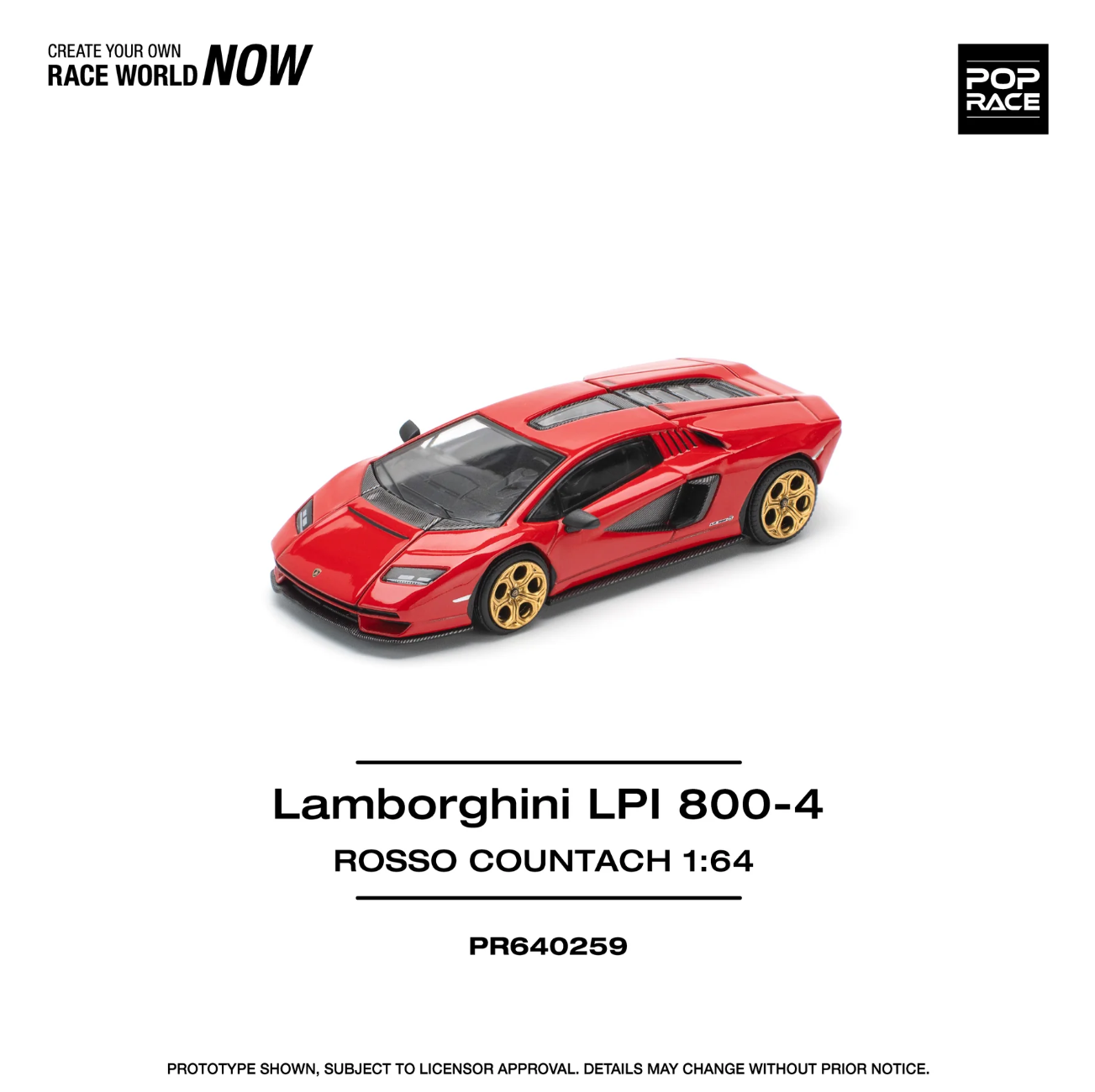 LAMBORGHINI COUNTACH LPI 800-4 ROSSO