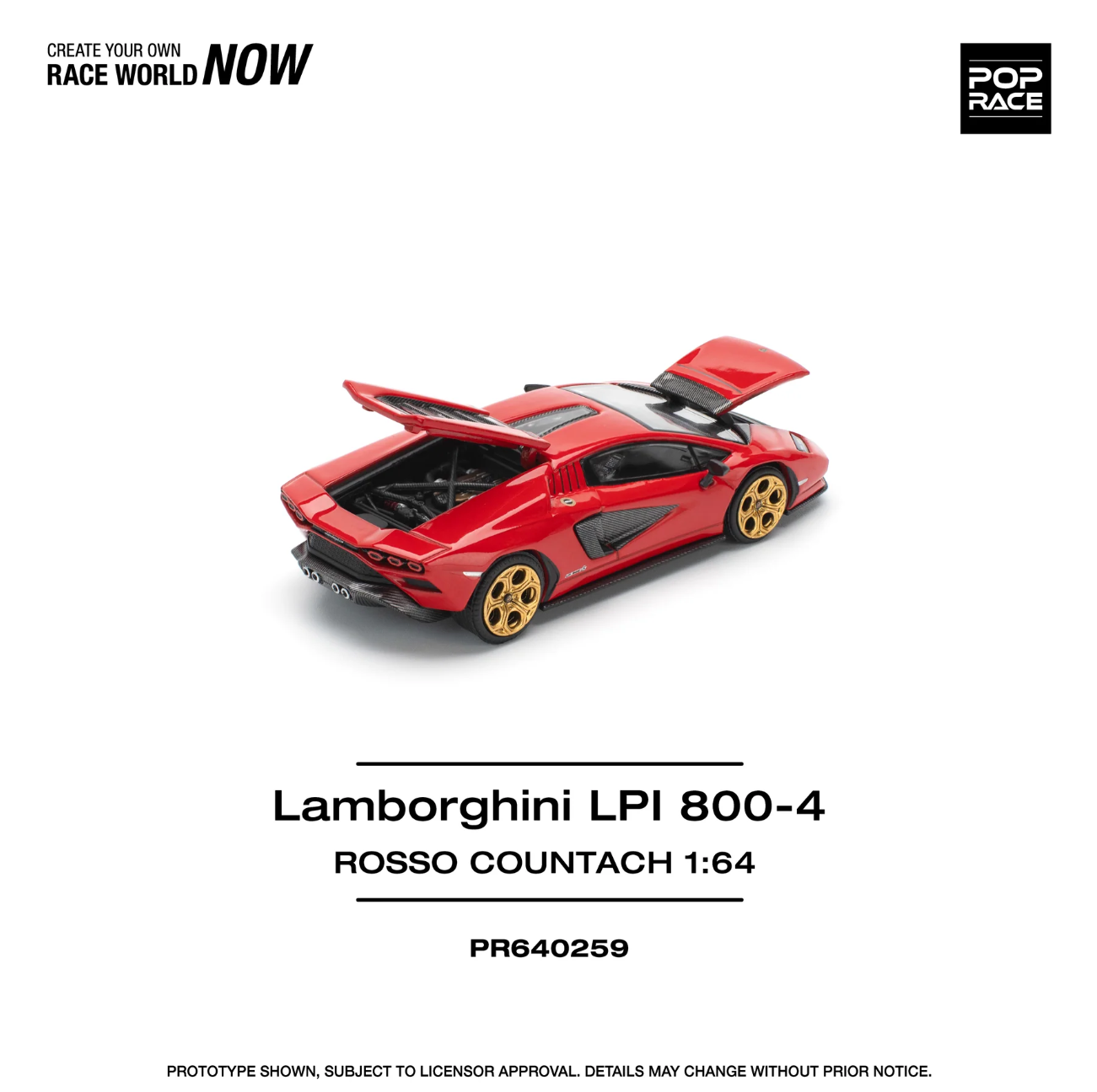 LAMBORGHINI COUNTACH LPI 800-4 ROSSO