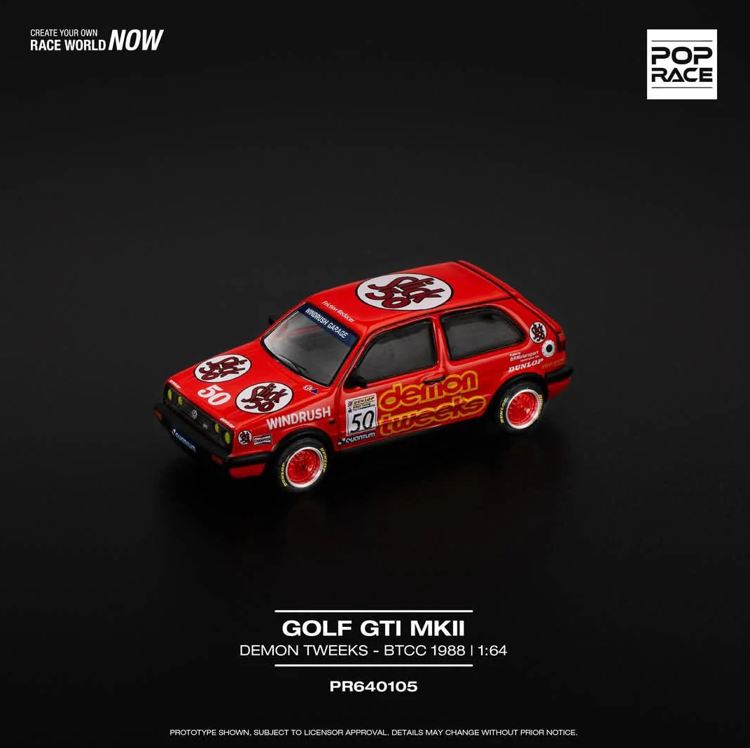 VOLKSWAGEN GOLF GTi MKII DEMON TWEEKS BTCC 1988