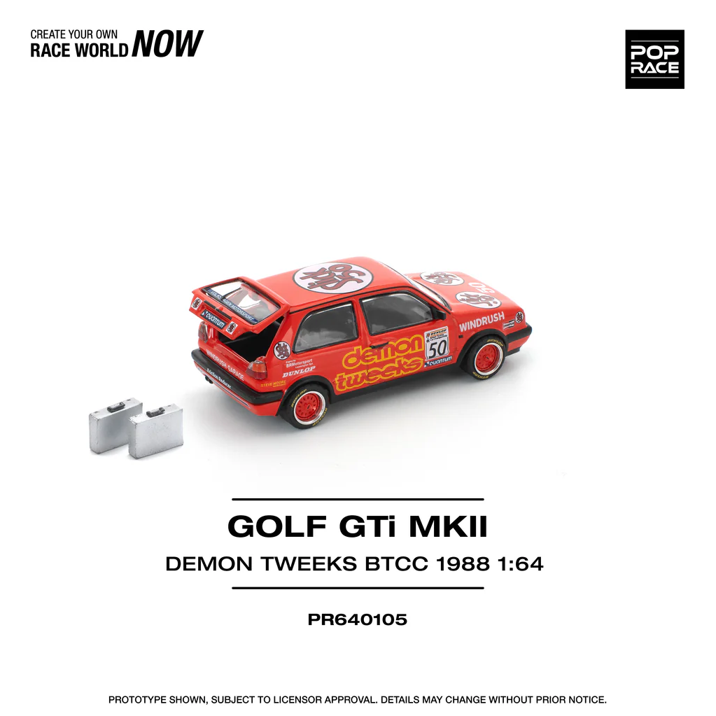 VOLKSWAGEN GOLF GTi MKII DEMON TWEEKS BTCC 1988