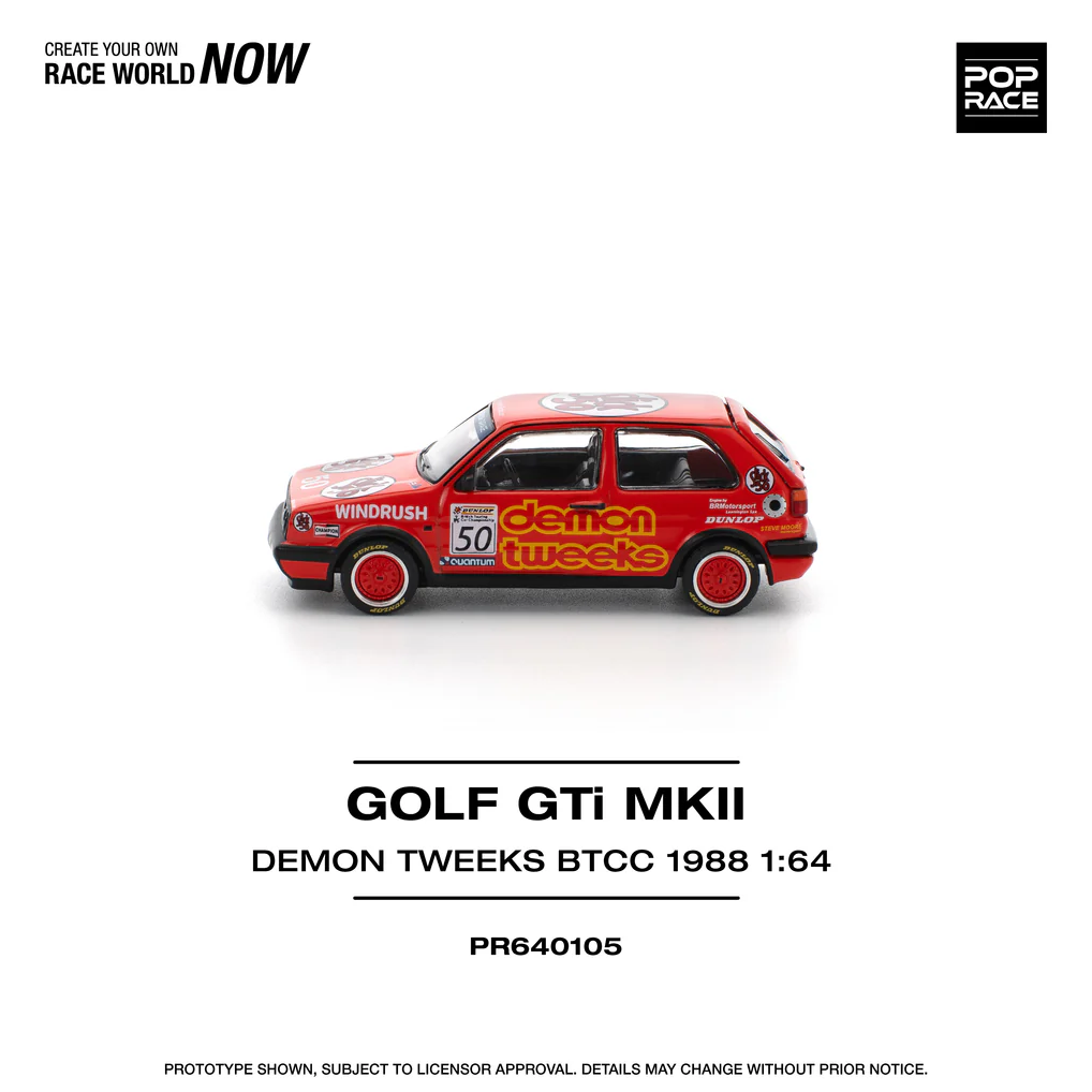 VOLKSWAGEN GOLF GTi MKII DEMON TWEEKS BTCC 1988