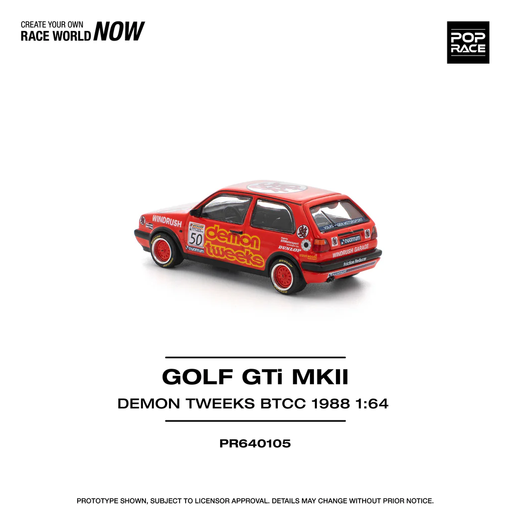 VOLKSWAGEN GOLF GTi MKII DEMON TWEEKS BTCC 1988