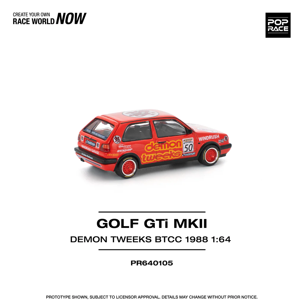 VOLKSWAGEN GOLF GTi MKII DEMON TWEEKS BTCC 1988
