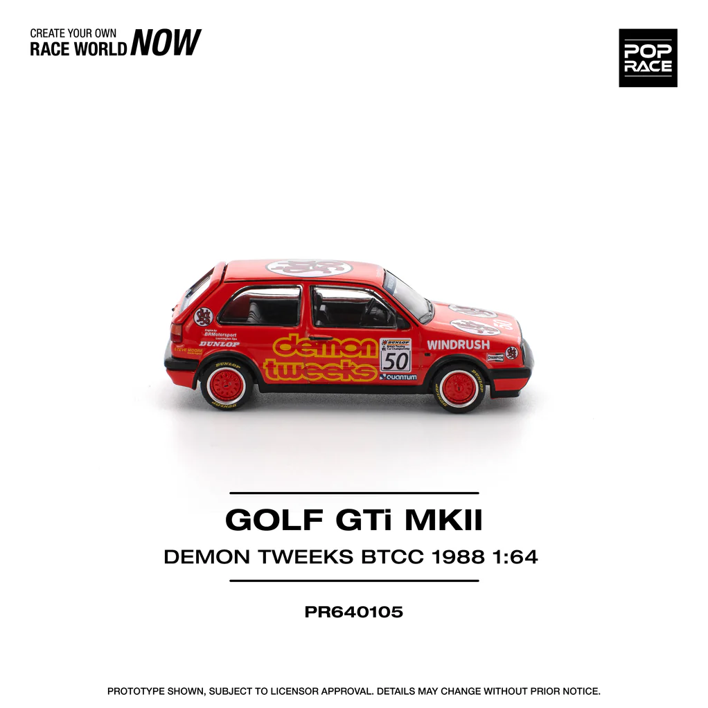 VOLKSWAGEN GOLF GTi MKII DEMON TWEEKS BTCC 1988