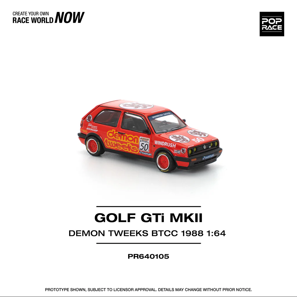 VOLKSWAGEN GOLF GTi MKII DEMON TWEEKS BTCC 1988