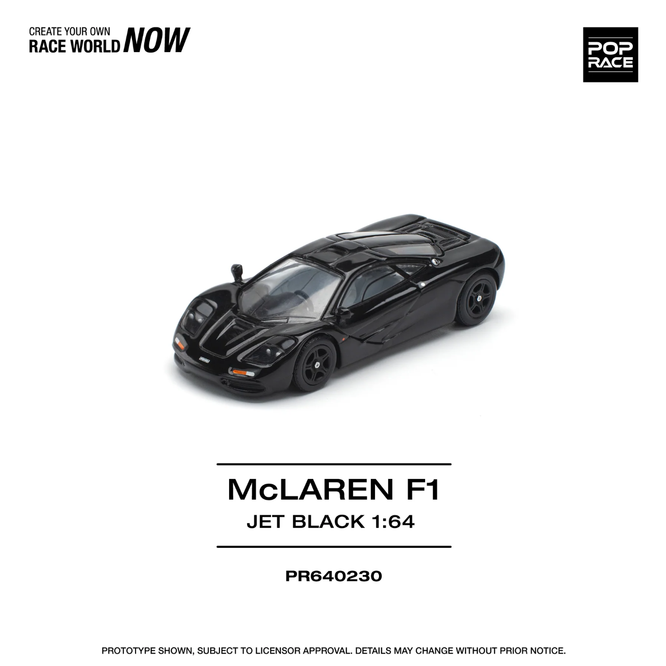 MCLAREN F1 JET BLACK