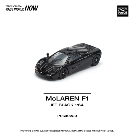 MCLAREN F1 JET BLACK
