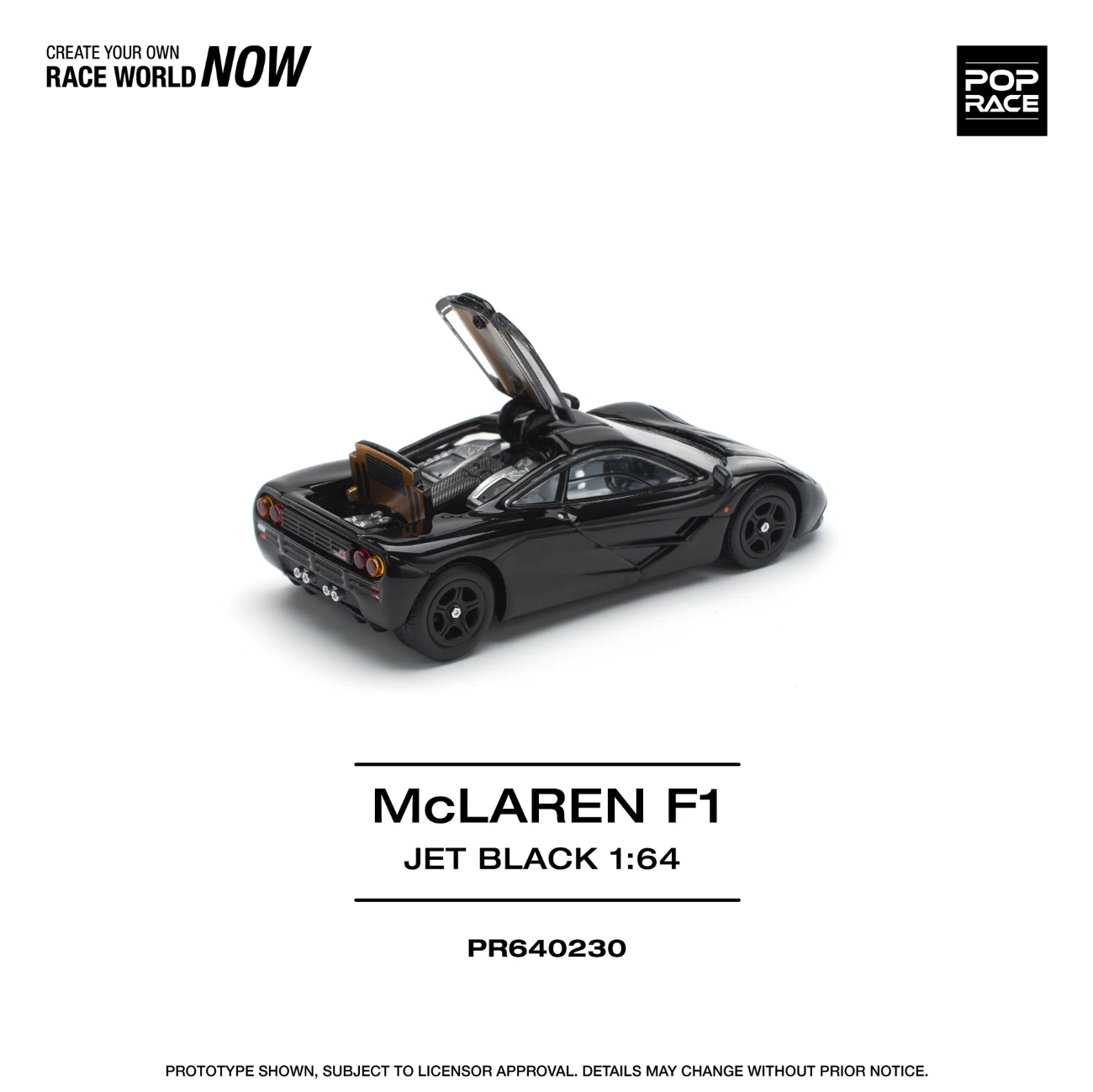 MCLAREN F1 JET BLACK