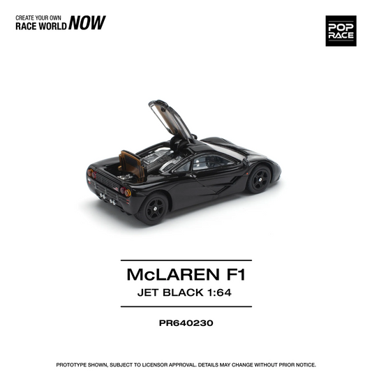 MCLAREN F1 JET BLACK