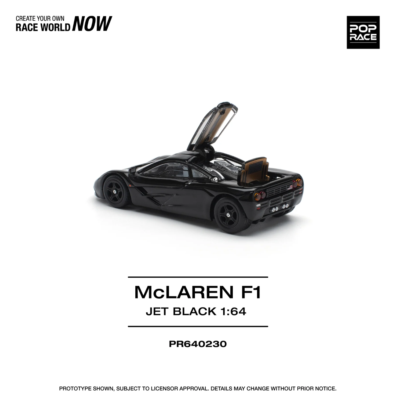 MCLAREN F1 JET BLACK