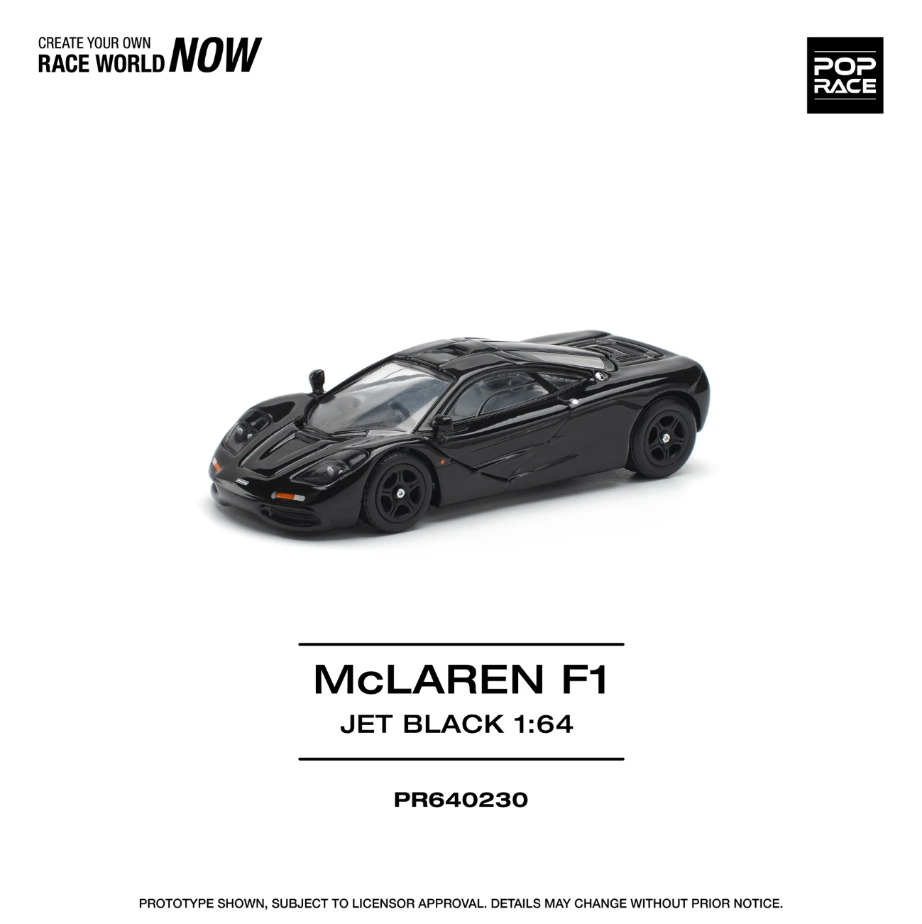 MCLAREN F1 JET BLACK