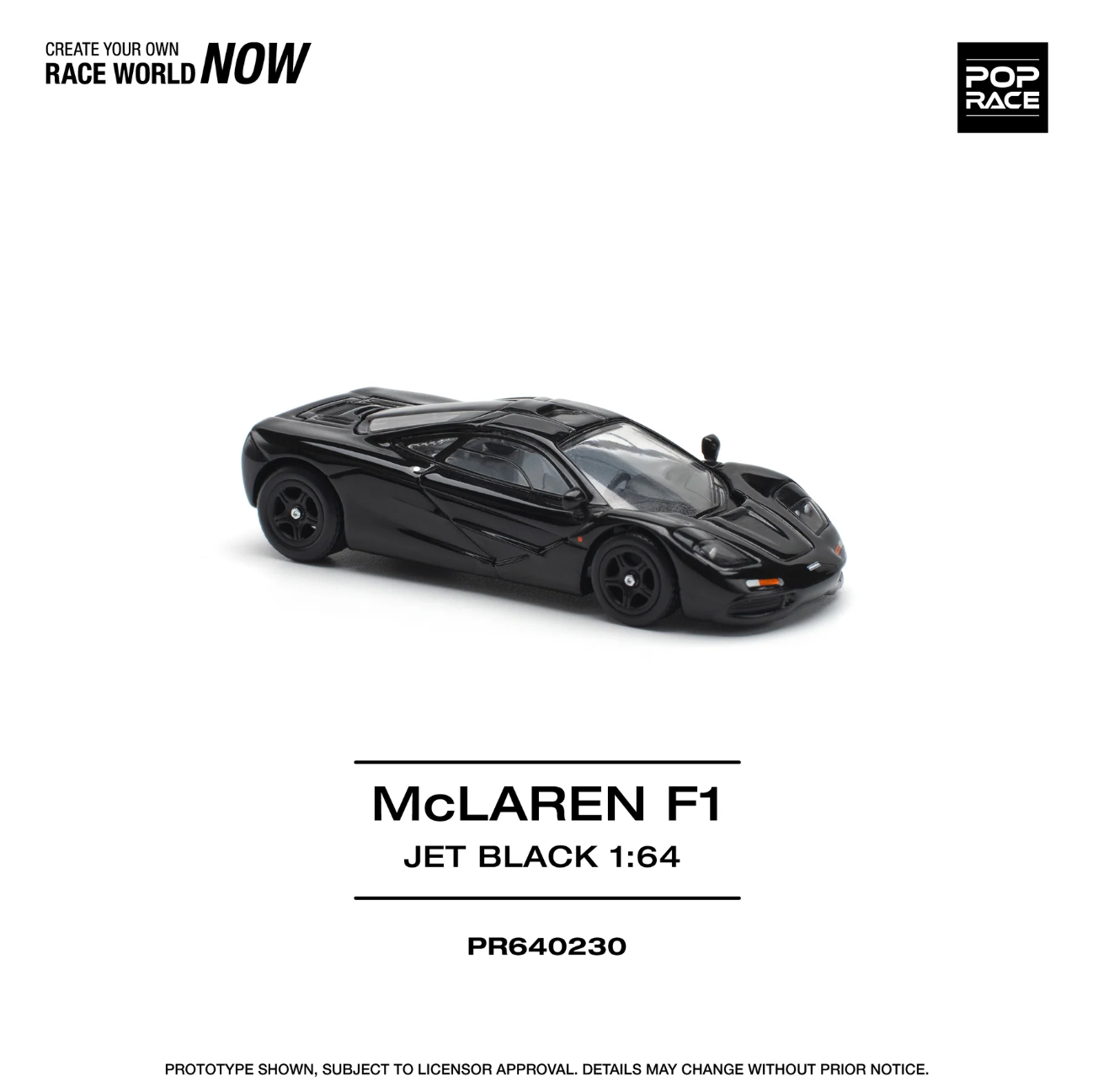 MCLAREN F1 JET BLACK