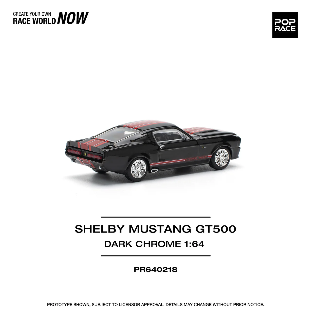FORD MUSTANG SHELBY GT500 DARK CHROME #218