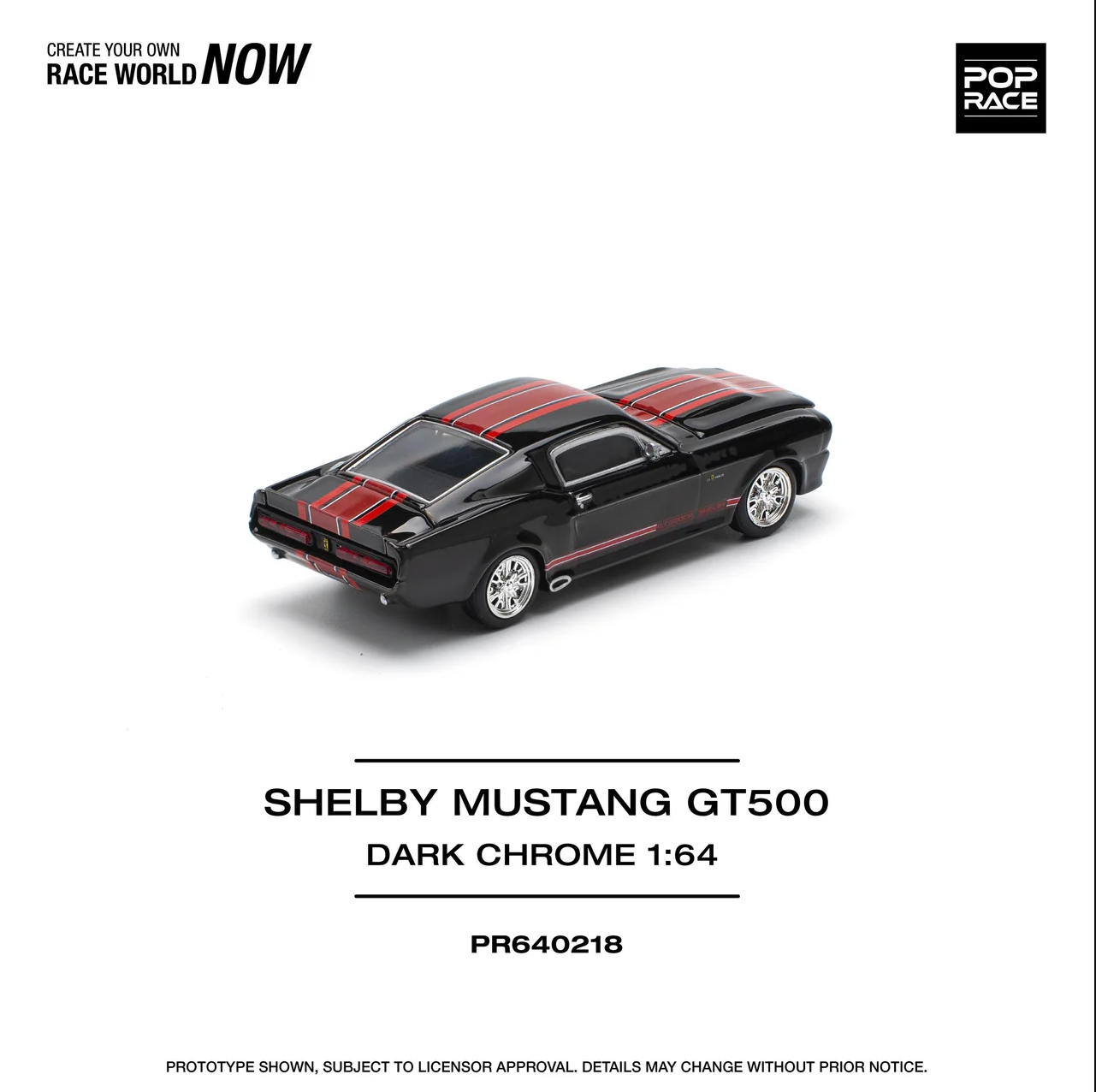 FORD MUSTANG SHELBY GT500 DARK CHROME #218