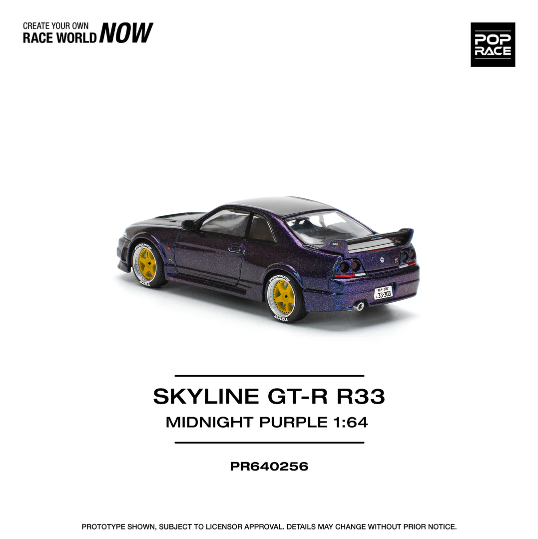 NISSAN SKYLINE GTR R33 NISMO MIDNIGHT PURPLE #256