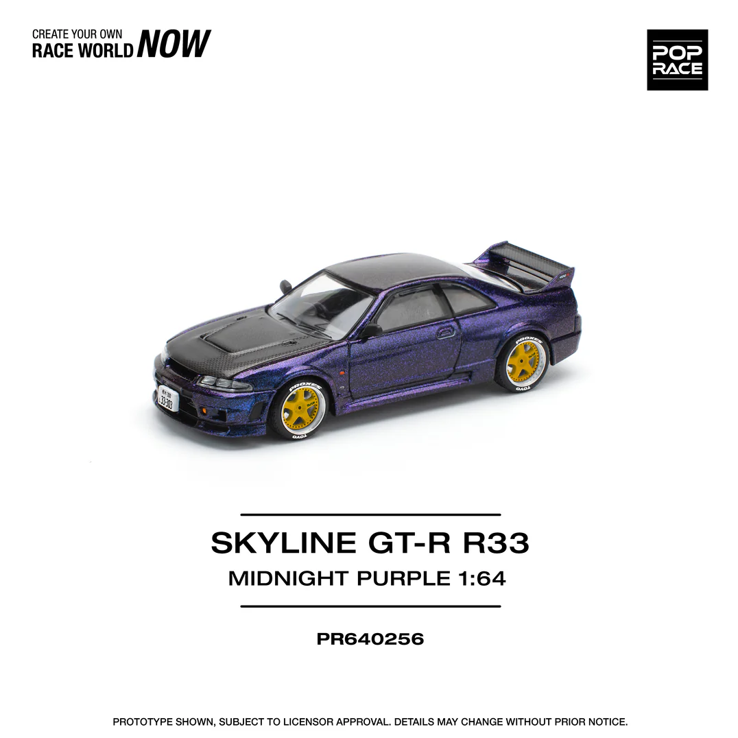 NISSAN SKYLINE GTR R33 NISMO MIDNIGHT PURPLE #256