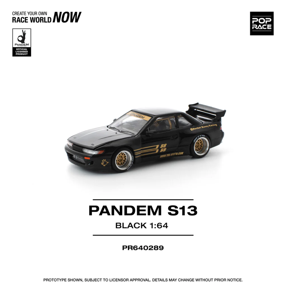 NISSAN SILVIA S13 BLACK #289