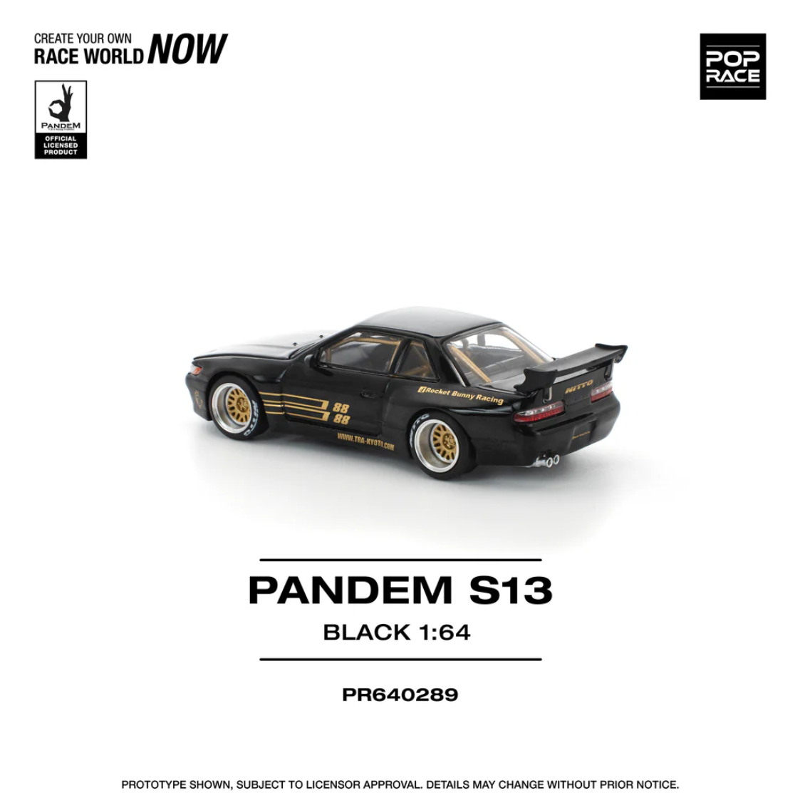 NISSAN SILVIA S13 BLACK #289