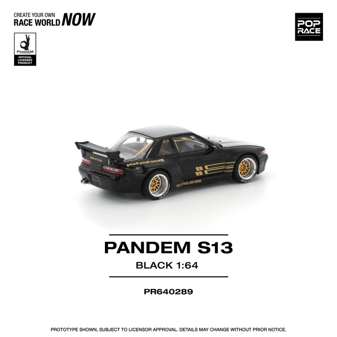 NISSAN SILVIA S13 BLACK #289