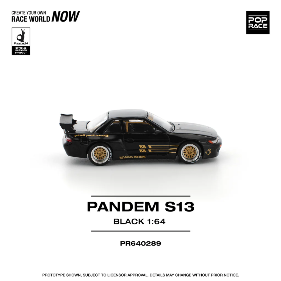 NISSAN SILVIA S13 BLACK #289